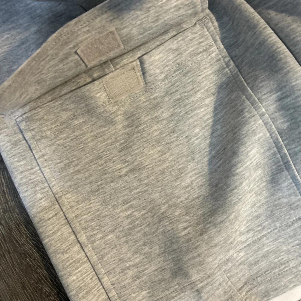 Areopostale Mens 3XL Gray Shorts Drawstring Waist Zipper & Cargo Pockets NWT